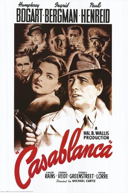 Casablanca juliste