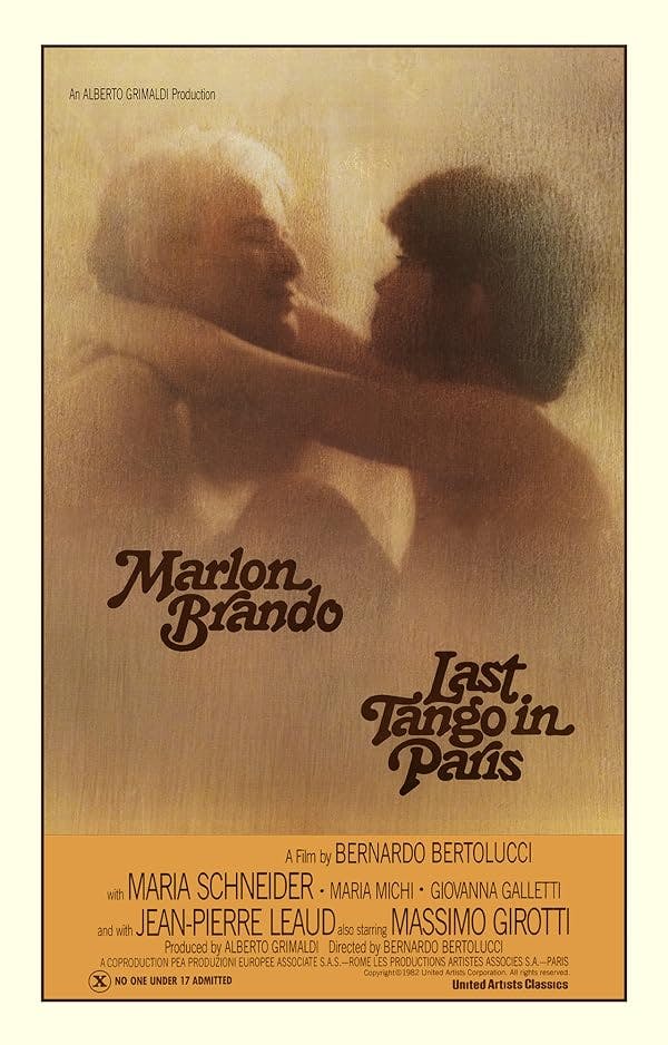 Viimeinen tango Pariisissa juliste