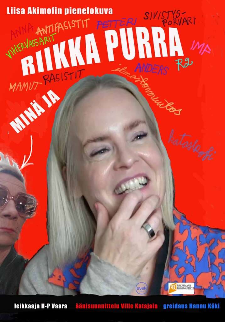 Minä ja Riikka Purra juliste