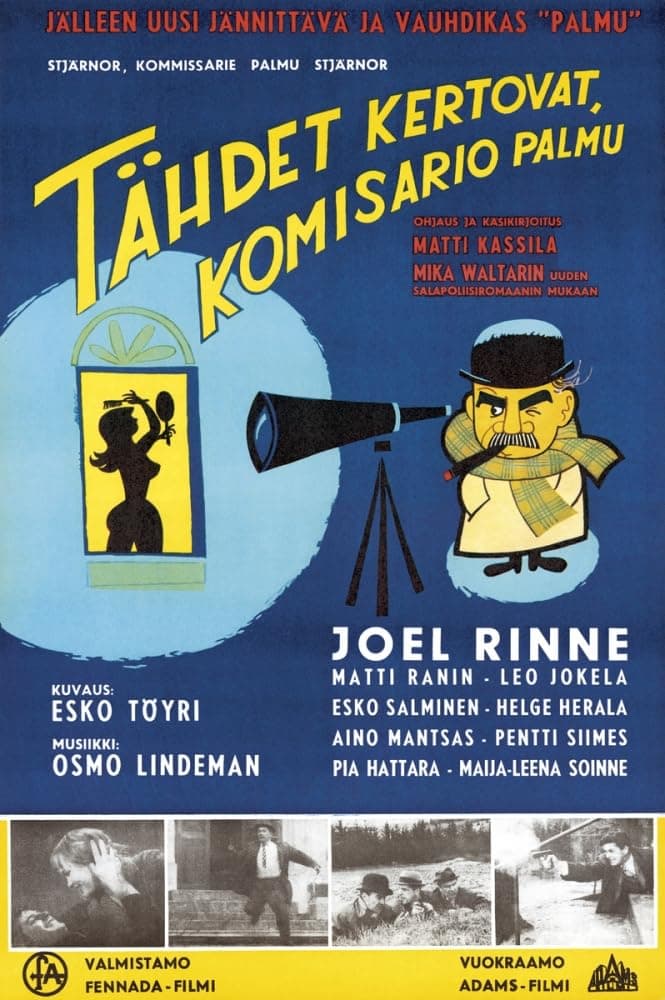 Tähdet kertovat, komisario Palmu juliste