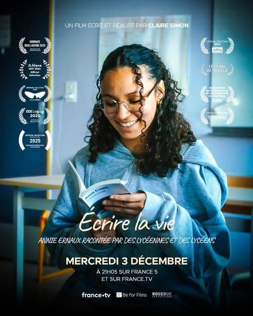 Writing Life – Annie Ernaux Through the Eyes of High School Students juliste