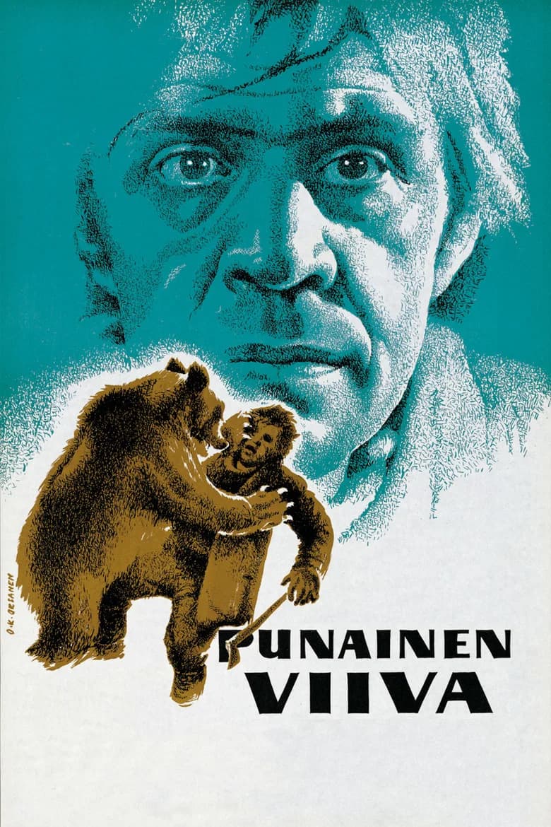 Punainen viiva juliste