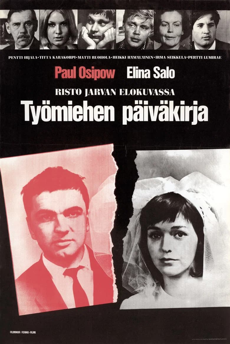 Työmiehen päiväkirja juliste