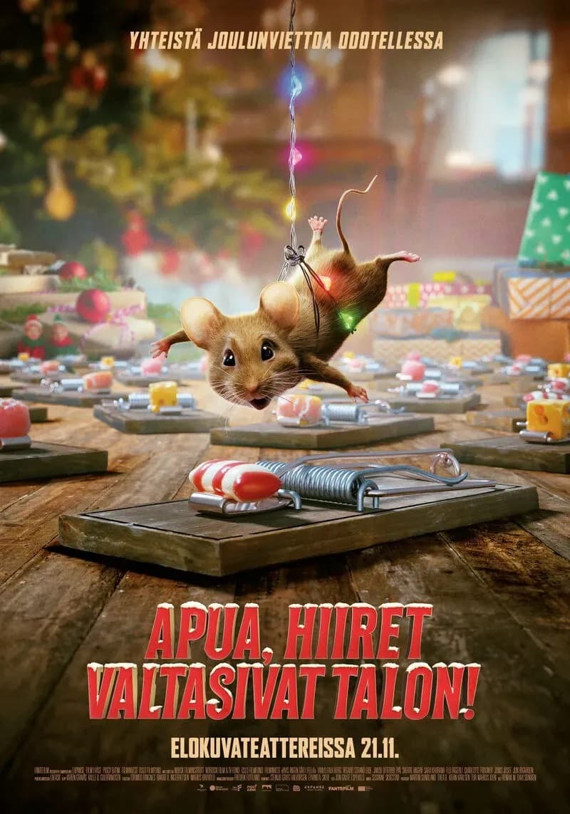 Apua, hiiret valtasivat talon! juliste