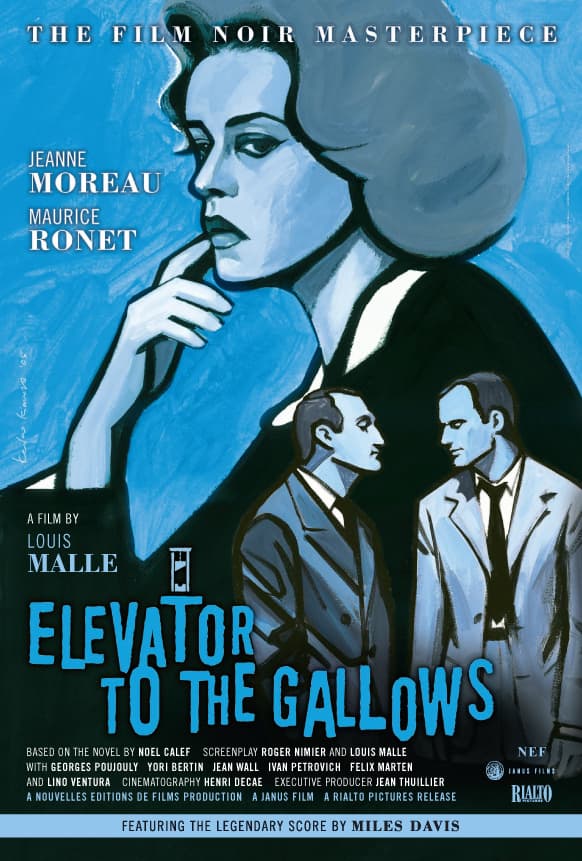 Elevator to the Gallows juliste