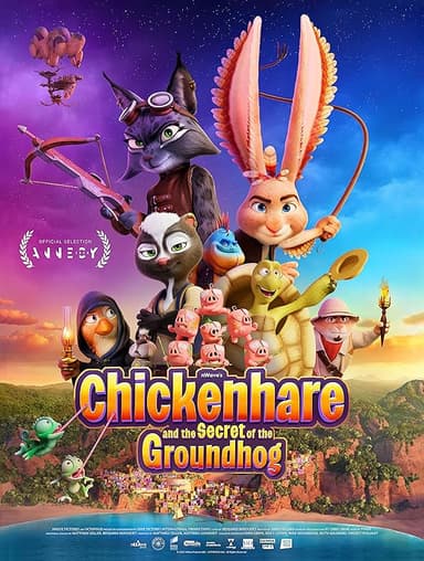 Chickenhare and the Secret of the Groundhog juliste