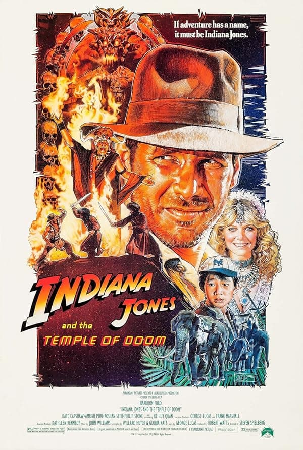 Indiana Jones and the Temple of Doom juliste