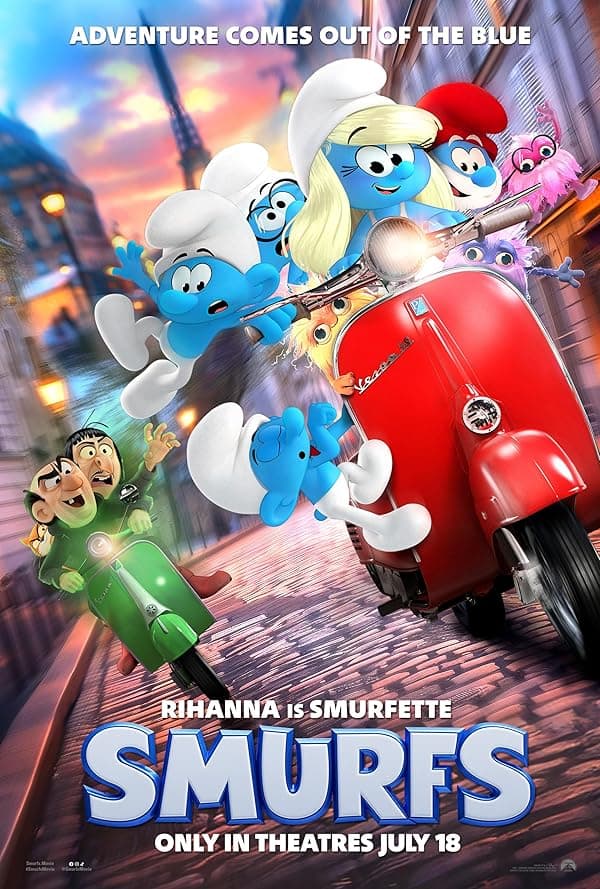 Smurffit-elokuva juliste